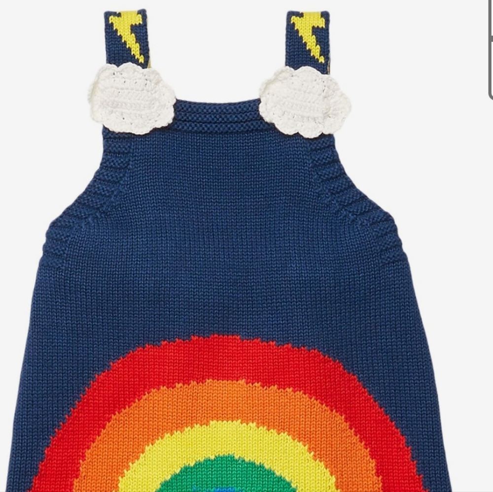 Stella McCartney Rainbow Overalls NWT